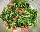 水菜とカニカマの和え物作り方6写真