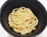 高菜明太うどん☆レンジで簡単☆洗い物無し作り方2写真