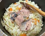 ♡鯖缶とトマト缶で簡単ミネストローネ♡作り方3写真