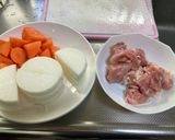 鶏モモ鍋!(^^)!作り方2写真
