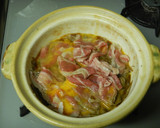 牛肉とゴボウの簡単鍋あったかいのを食卓へ作り方3写真