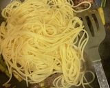アスパラと牛肉、玉子の和風パスタ 15作り方10写真