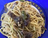 アスパラと牛肉、玉子の和風パスタ 15作り方13写真