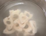 ☆甘酢蓮根とサラダチキンの明太子和え☆作り方1写真