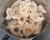 ☆甘酢蓮根とサラダチキンの明太子和え☆作り方2写真