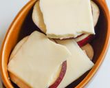 スピード副菜！さつまいもの重ねチーズ焼き作り方2写真