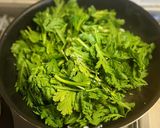 簡単焼きナムル(春菊5分以内にできる)作り方3写真