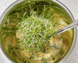 スプラウトとツナで♪焼き油揚げ詰め作り方6写真