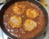 餅入り煮込みハンバーグ✨作り方5写真
