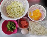 簡単～明太子うどん作り方1写真