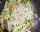 簡単～明太子うどん作り方5写真