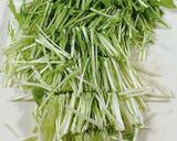 水菜とカニカマのサラダ作り方2写真