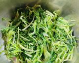 水菜とカニカマのサラダ作り方6写真
