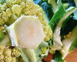 ブロッコリーの茎皮ガレット作り方1写真