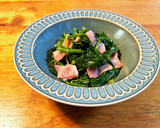 ほうれん草とベーコンの炒め物♡作り方5写真