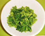 菜の花と油揚げとしらすの味ごはん作り方5写真