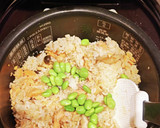 鮭ときのこの炊き込みご飯作り方7写真