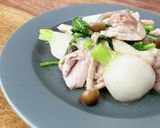塩出汁で♪かぶと鶏もも肉のさっぱり炒め作り方6写真