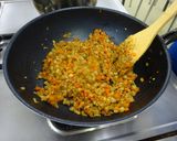 菊芋キーマパスタ作り方3写真