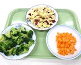 レンチン♪スイートな胡麻和えサラダ作り方1写真