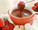切りもちで簡単！とろとろチョコフォンデュ作り方3写真