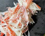簡単甘酢サラダ カニかま大根作り方2写真