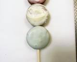 ひな祭りに　三色団子風チョコがけお菓子作り方11写真