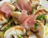 カブとシイタケのホットサラダ♪生ハム添え作り方9写真