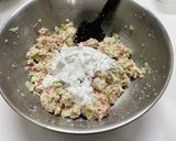 男の簡単お豆腐混ぜ混ぜ焼き〜作り方8写真
