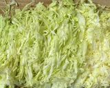 和風鍋ごま油だし　キャベツと豚バラ鍋作り方1写真