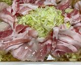 和風鍋ごま油だし　キャベツと豚バラ鍋作り方5写真