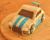 ムースで車の立体キャラケーキ♪電車もOK作り方17写真