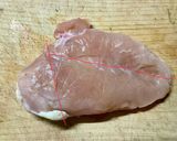 タンドリーチキン風　鶏胸肉の炒めもの作り方1写真