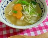 かぶと人参とセロリのあったかスープ♪作り方5写真