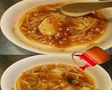 美味ドレと蜂蜜＆麻辣醤で餃子スープ！作り方2写真