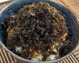 納豆たまご×牛角ふりかけのりご飯作り方3写真