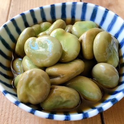 簡単♪そら豆の煮びたし(甘辛煮） by 梅ミッキー 【クックパッド