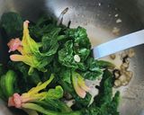 ちぢみほうれん草&無限玉子☆ヤミツキ作り方3写真