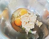 ポテトサラダをリメイク♪ポテサラオムレツ作り方1写真