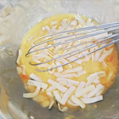 ポテトサラダをリメイク♪ポテサラオムレツ by jellyjam