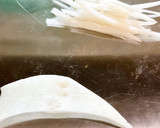 【野菜ソムリエ】大根の皮のきんぴら作り方1写真