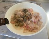 菜の花と豚肉の炒めもの作り方3写真