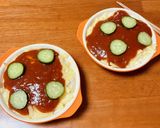 おいしいーミラノ風ドリアinズッキーニ作り方3写真