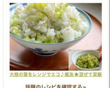 大根の葉をレンジでエコ♪飯友★混ぜて菜飯作り方19写真