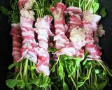 蒸し豚野菜巻き 簡単！全て大さじ1作り方2写真