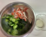 すっきり箸休め✨わかめときゅうりの酢の物作り方2写真