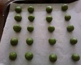 ココナッツ抹茶のスノーボール作り方4写真