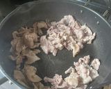 豚キムチ辛焼きそば作り方2写真