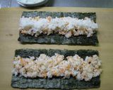 娘のお弁当＊花はな細巻き作り方2写真