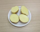 介護食 新じゃがの木の芽味噌かけ作り方2写真